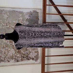 Snakeskin patterned top